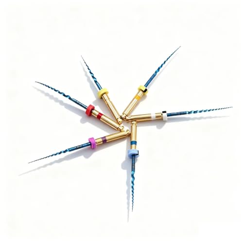 Assorted PT Style 25MM #SX-F3 Assorted Blue Heat Activated NiTi Endo Rotary Files Endodontic Dental