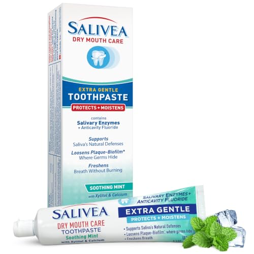 Salivea Dry Mouth Relief Duo — Anticavity Toothpaste + Soothing Mouthwash