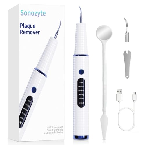 Plaque Remover for Teeth, Tartar Remover with LED Light