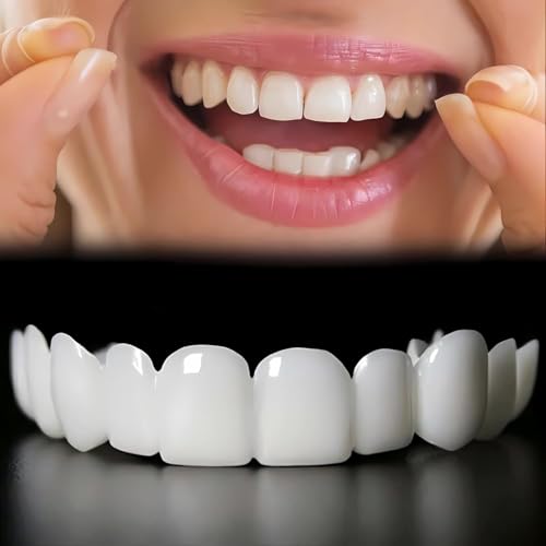 Adjustable Temporary Smile, 2 Pairs, Natural & Comfortable, Unisex for Daily Social Use White