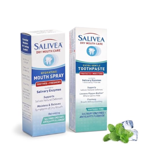 Salivea Dry Mouth Relief Duo — Anticavity Toothpaste + Mouth Spray