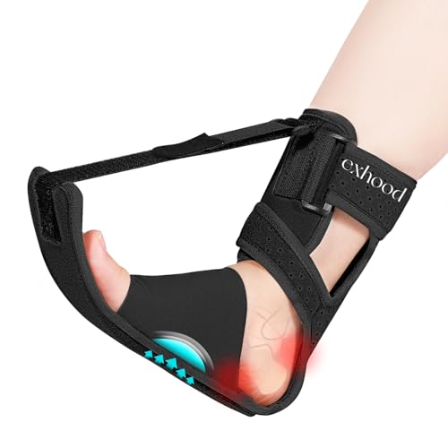 Upgraded Plantar Fasciitis Night Splint,Plantar Fasciitis Relief Black Plus 1