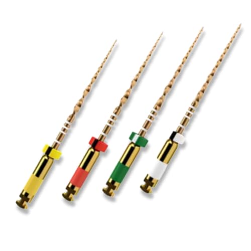 Reciprocating Gold Heat Activated NiTi Endo Files (25MM #20-45 Assorted)
