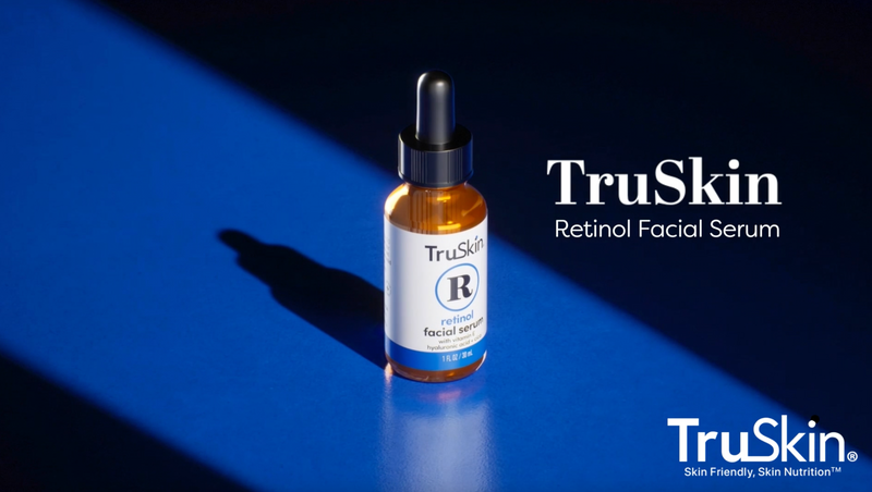 TruSkin Retinol Serum for Face with Hyaluronic Acid & Cica, 2 fl oz 2 Fl Oz (Pack of 1)