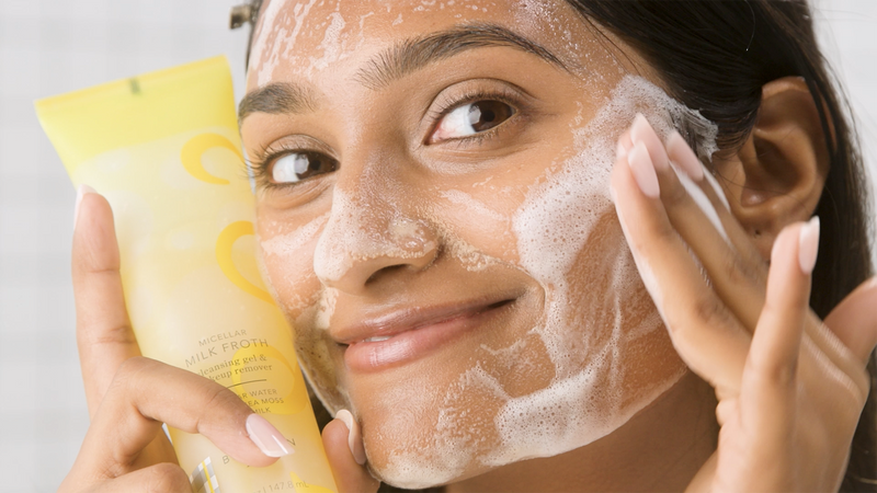 Beekman 1802 Micellar Milk Froth Face Wash, Fragrance Free, 5 fl oz 5 Fl Oz (Pack of 1)