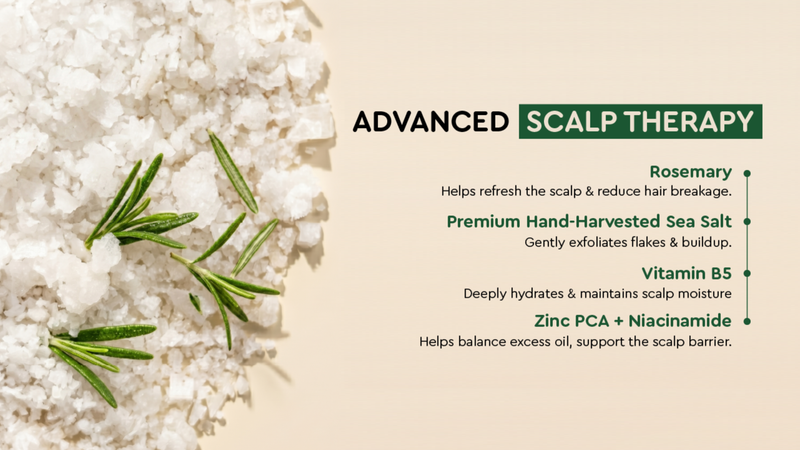 COCAY HOALA Rosemary Scalp Scrub, Scalp Exfoliator for Buildup, 7.05 Oz