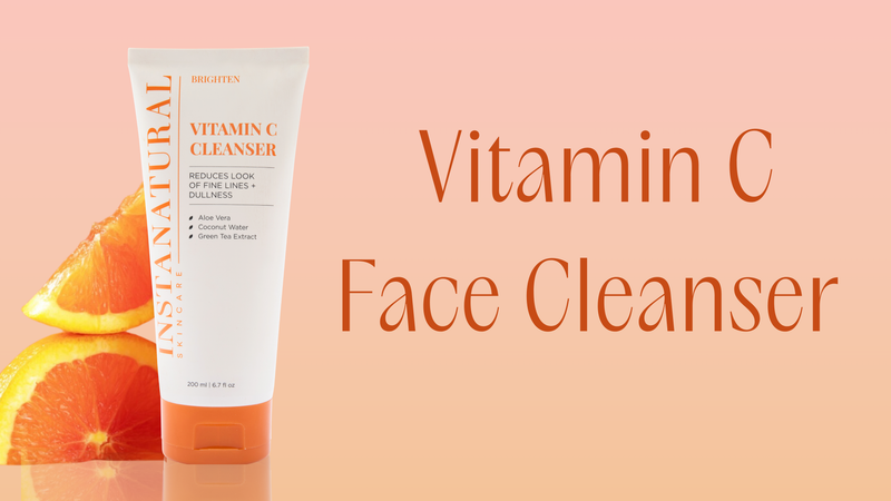 InstaNatural Vitamin C Cleanser Face Wash: Brightening, 6.7 Fl Oz