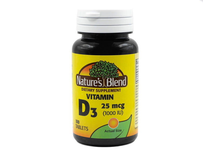 NAT B VIT D3 TB 1000IU 100 by Nature's Blend