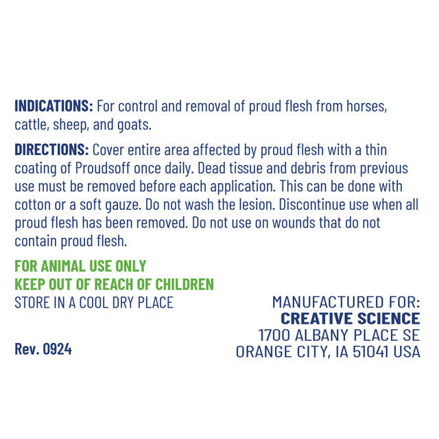 Proudsoff Proud Flesh Ointment - BeesActive Australia