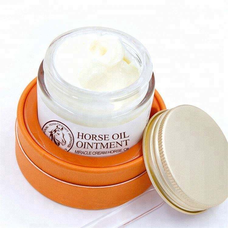 BIOAQUA Horse Oil Ointment Miracle Moisturizing Cream Anti-Aging Nourishes Rejuvenation Hydrating Facial Ointment for Dry Skin Lightweight Fast Absorbing Improves Skin Elasticity 70g / 2.47oz - BeesActive Australia