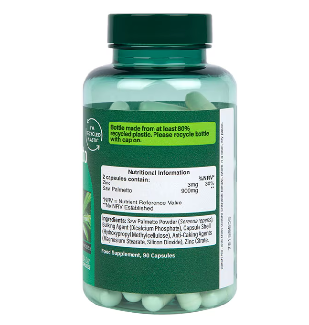 Holland & Barrett Saw Palmetto Capsules 450mg 100 Capsules - BeesActive Australia