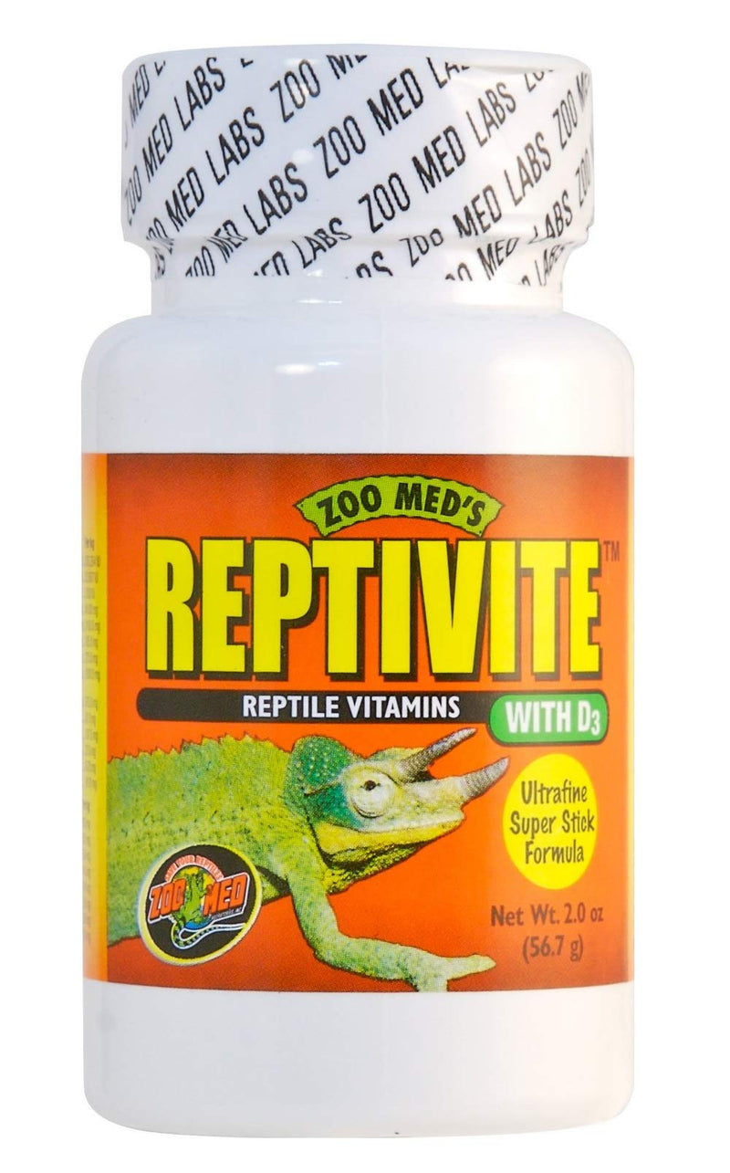 Zoo Med Reptivite 57g dietary supplement with vitamin D3 for reptiles - BeesActive Australia