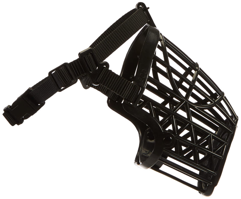 Trixie 17605 Muzzle, Plastic, M-L, Black Multicolored/Sea Waves (Ocean Tides) M-L - BeesActive Australia