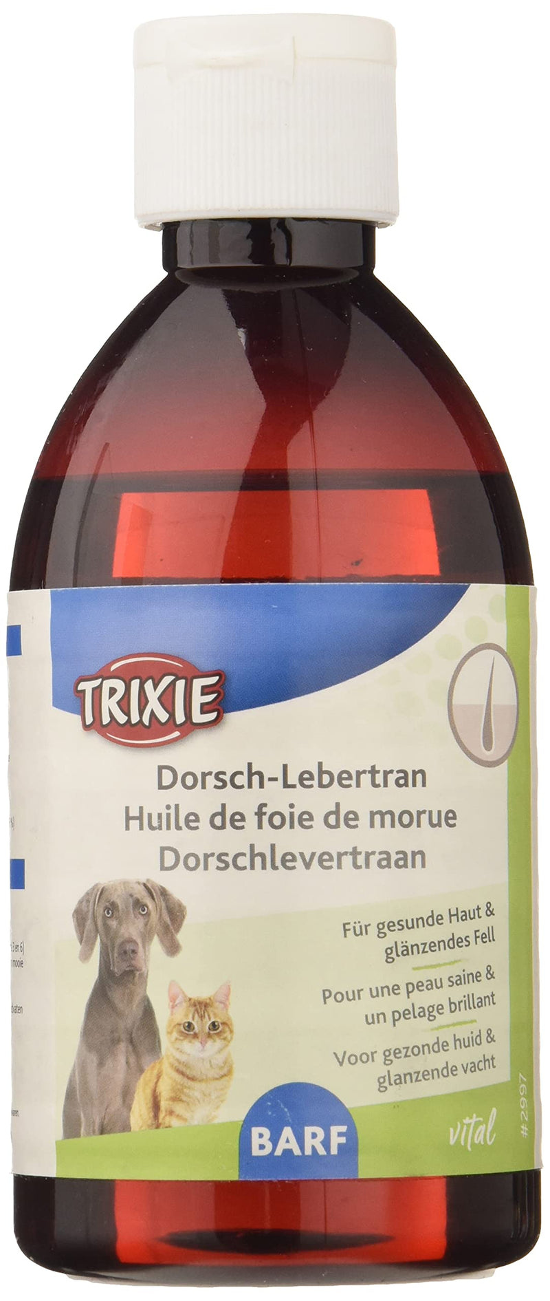 Trixie 2997 Cod liver oil, dog/cat, D/F/NL, 250 ml - BeesActive Australia