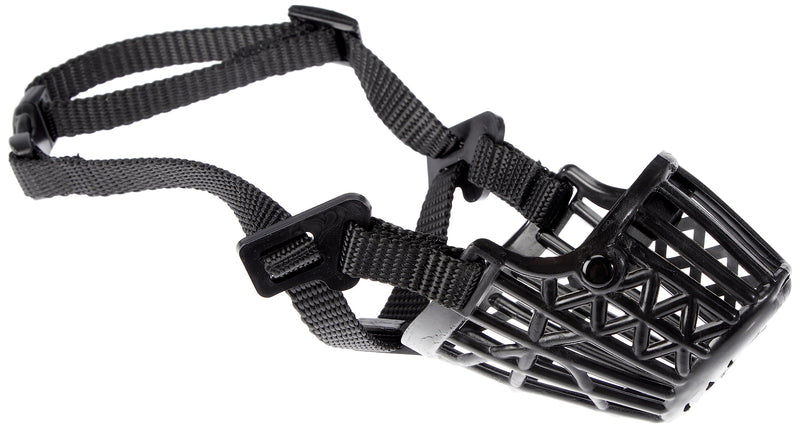 Trixie 17601 muzzle, plastic, XS, black - BeesActive Australia