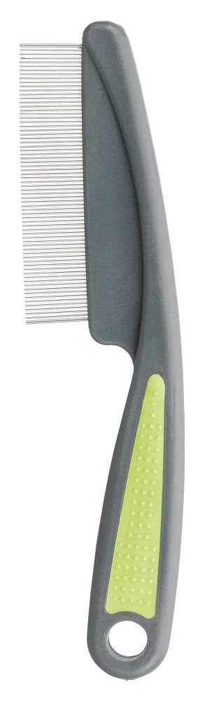 Trixie 6287 small animal flea and dust comb, 15 cm, green - BeesActive Australia