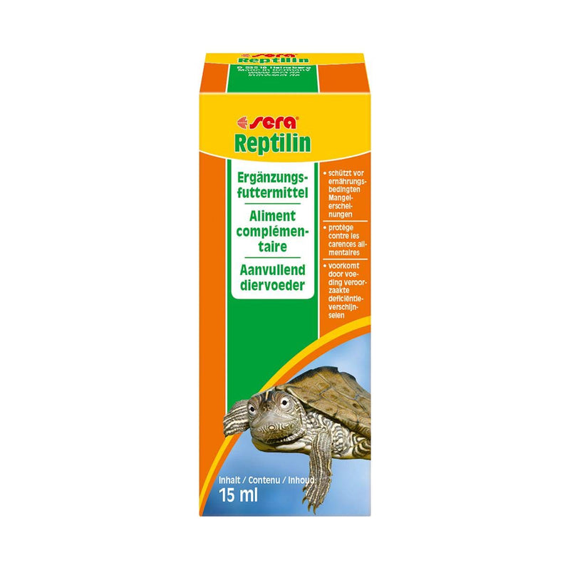 sera Reptilin 15 ml - vitamins for vital reptiles - a tasty emulsion of 12 valuable vitamins for dripping onto food or for drinking water - BeesActive Australia