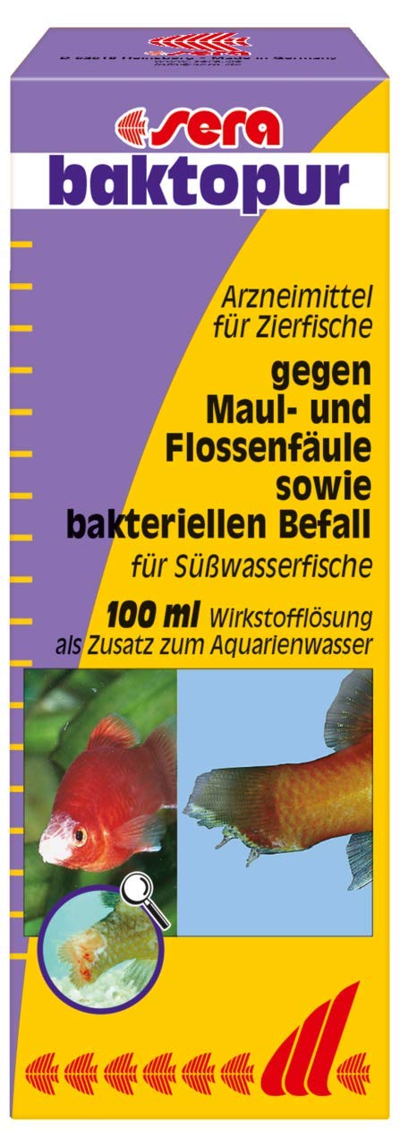sera baktopur 100 ml - medicine for fish against bacterial infections (e.g. mouth and fin rot), medicine for the aquarium - BeesActive Australia