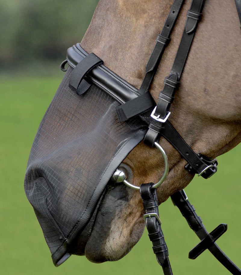 WALDHAUSEN fly nose protection black with Velcro + UV protection 1 piece (pack of 1) - BeesActive Australia