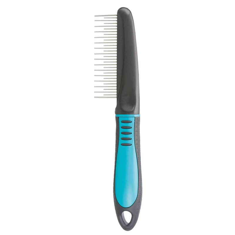Trixie Combi comb for dogs, 22 cm black / gray - BeesActive Australia