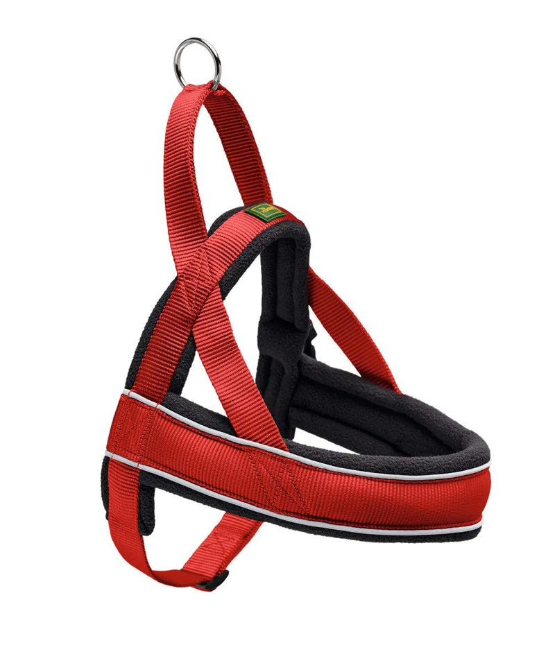 HUNTER RACING Norwegian harness, L-XL, 82-105 cm, red/black - BeesActive Australia