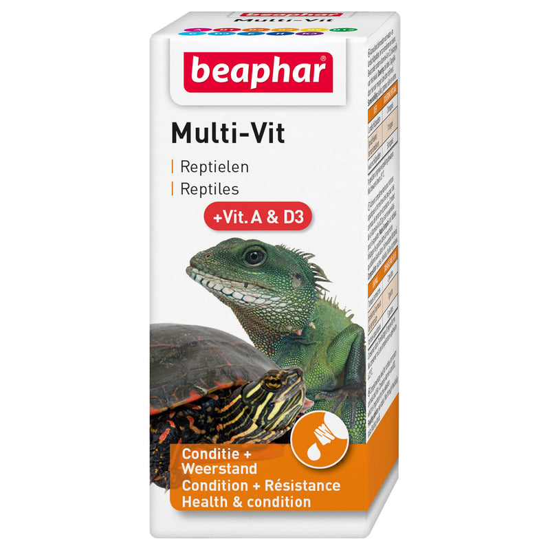 Beaphar 51657 Multi Vitamin, Reptiles, 20 ml - BeesActive Australia