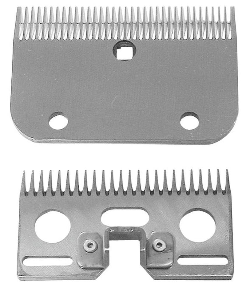 Kerbl 18506 Shearing Blade Set 220, Constanta 2 Top 24 Z and Bottom 35 Z, Close Up, 500 g (Pack of 1) - BeesActive Australia