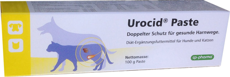 cp-pharma Urocid Paste | 100g | Diet supplements for dogs and cats | For bladder problems, struvite stones with methionine & cranberry - BeesActive Australia