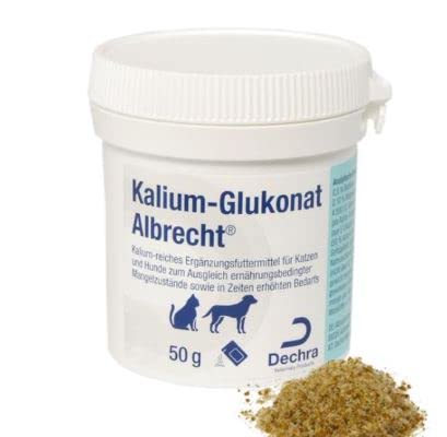 Dechra - Potassium Gluconate Albrecht supplementary food for cats and dogs 50g - BeesActive Australia