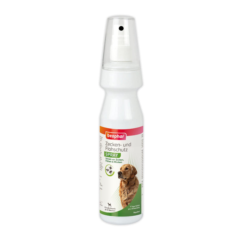 BEAPHAR - tick and flea protection spray for dogs from 12 weeks - immediate effect - 7 days protection against ticks, fleas and mosquitoes - immediate protection - simply spray on and protect your dog - 150 ml - BeesActive Australia