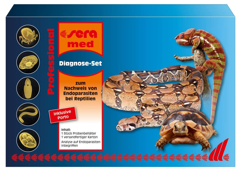 sera med Professional diagnostic set - set for detecting endoparasites in reptiles through free feces analysis, medicine for reptiles, 2-piece set - BeesActive Australia