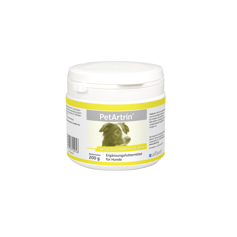 Alfavet PetArtrin, supplementary food for dogs, supports joints, joint metabolism for osteoarthritis, powder, 200 g can 200GR - BeesActive Australia