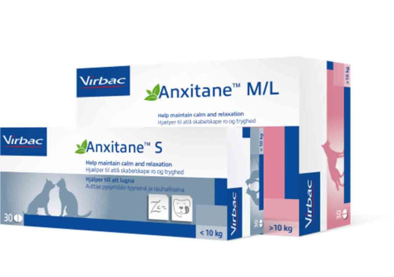 Anxitane S tablets for dogs and cats <10 kg, 30 pieces (pack of 1) - BeesActive Australia