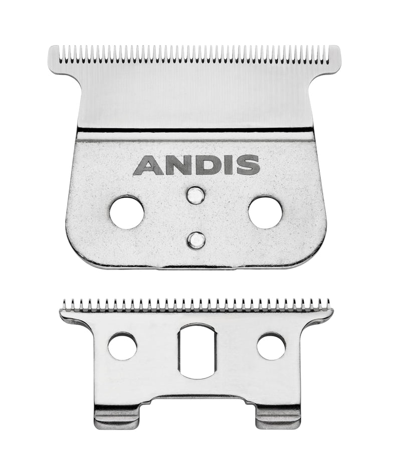 Andis - 04850 GTX T-Outliner Stainless Steel Deep Tooth Replacement Blade - for T-Outliner Cordless, Blackouts, GTX, GTO & GO - Close and sharp cuts, gapless, reliable and durable blade - Silver - BeesActive Australia