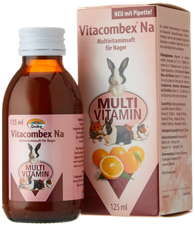 Quiko Vitacombex NA 125ml - Multivitamin juice for rodents 125 ml - BeesActive Australia