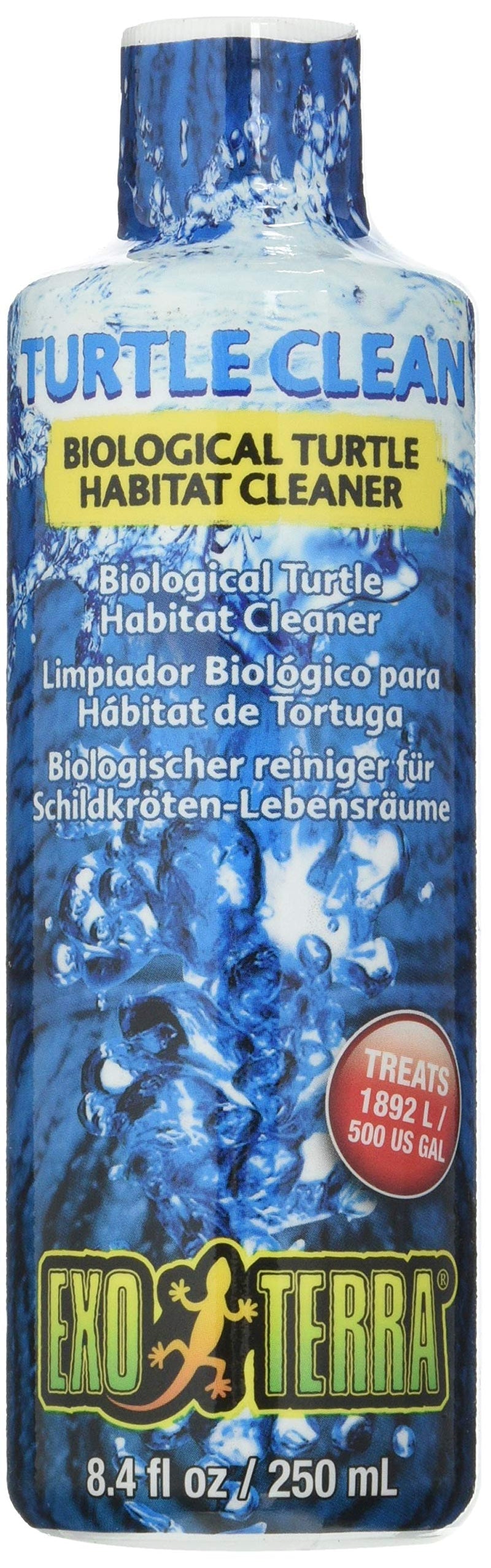 Exo Terra Turtle Clean, biological cleaner for turtle habitats, for turtle tanks, 250ml 250 ml (pack of 1) - BeesActive Australia