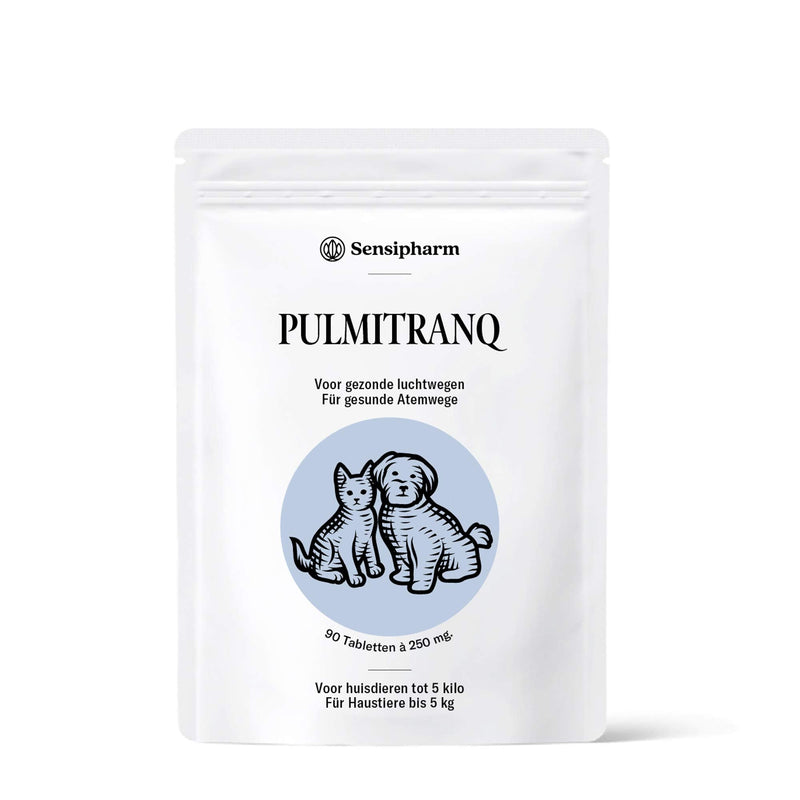 Sensipharm Pulmitranq - dietary supplement for lungs and respiratory tract - 90 tablets of 250 mg. for cats, dogs, guinea pigs, rabbits - BeesActive Australia