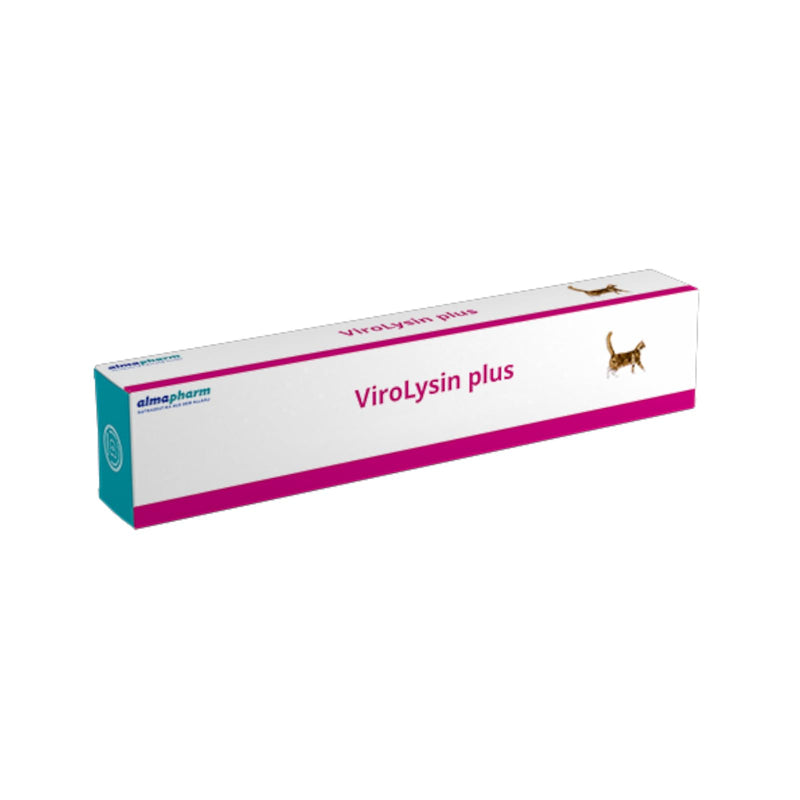 almapharm ViroLysin Plus | 30g | Supplementary food for cats | Paste to put in the mouth | Vital substances that can support the immune system | With zinc - BeesActive Australia