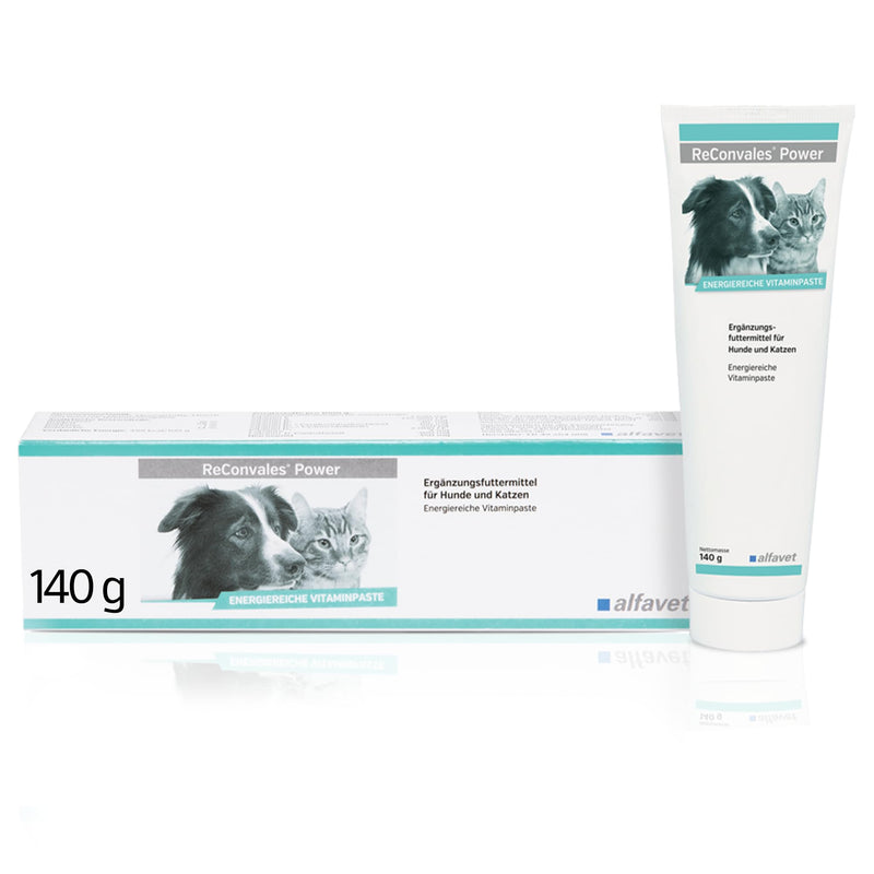 Alfavet ReConvales Power, supplementary food for dogs and cats, poplar paste for underweight, tube 140g 140 g single - BeesActive Australia