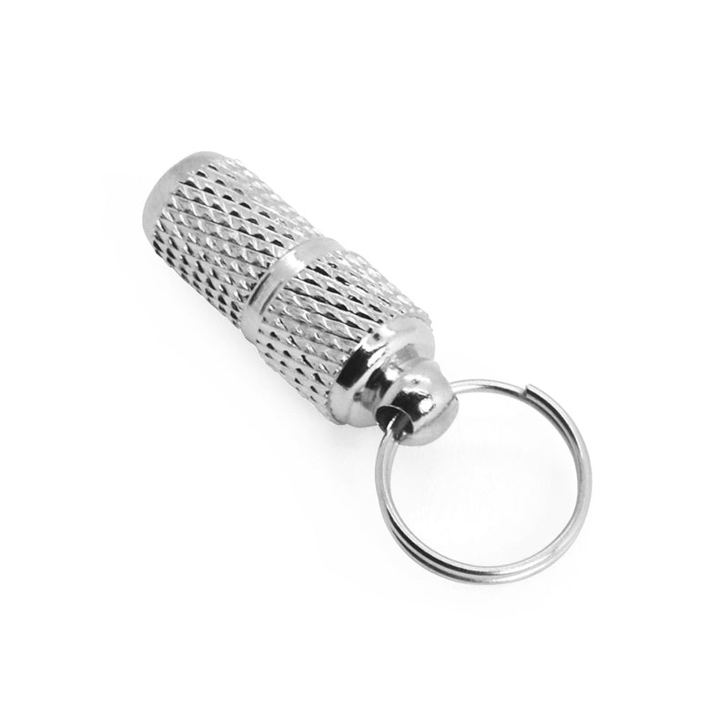 Grenhaven Address Tag Address Tube ID Tag Animal Tag Collar Waterproof Pendant for Dogs and Cats Address Capsule Cat Collar Dog Collar Ultra Light, XXS, Silver - BeesActive Australia