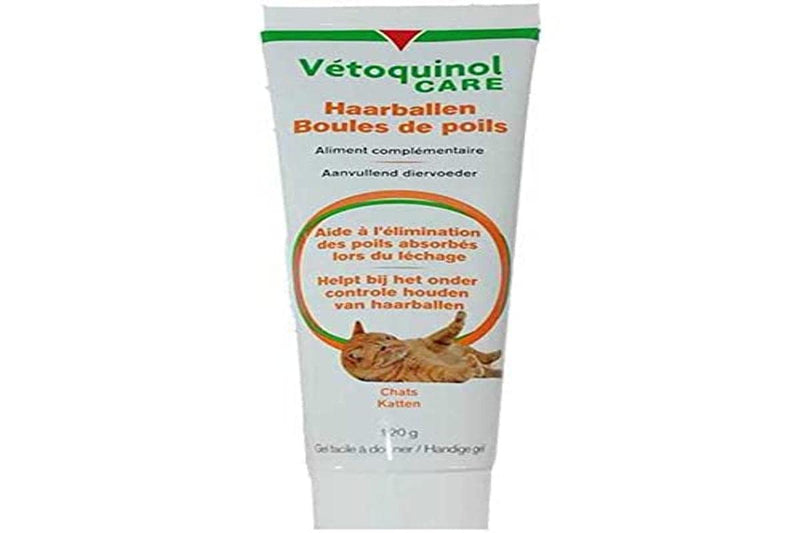 Vetoquinol VTQ Care Hairball Cat Gel Tube of 120 g - BeesActive Australia