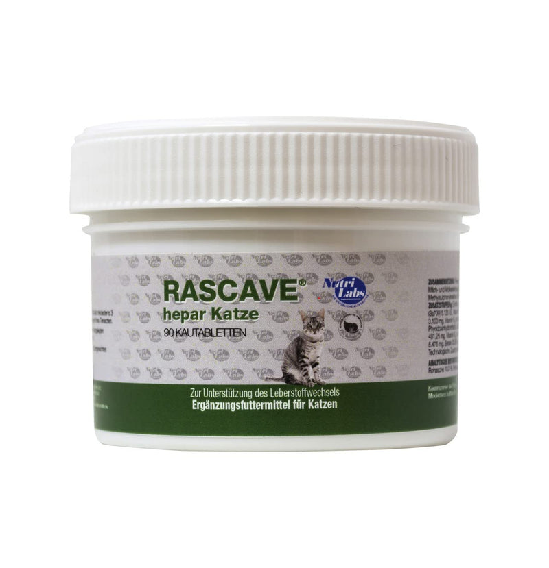 NutriLabs 90 Chewable Tablets Rascave Hepar Cat - BeesActive Australia