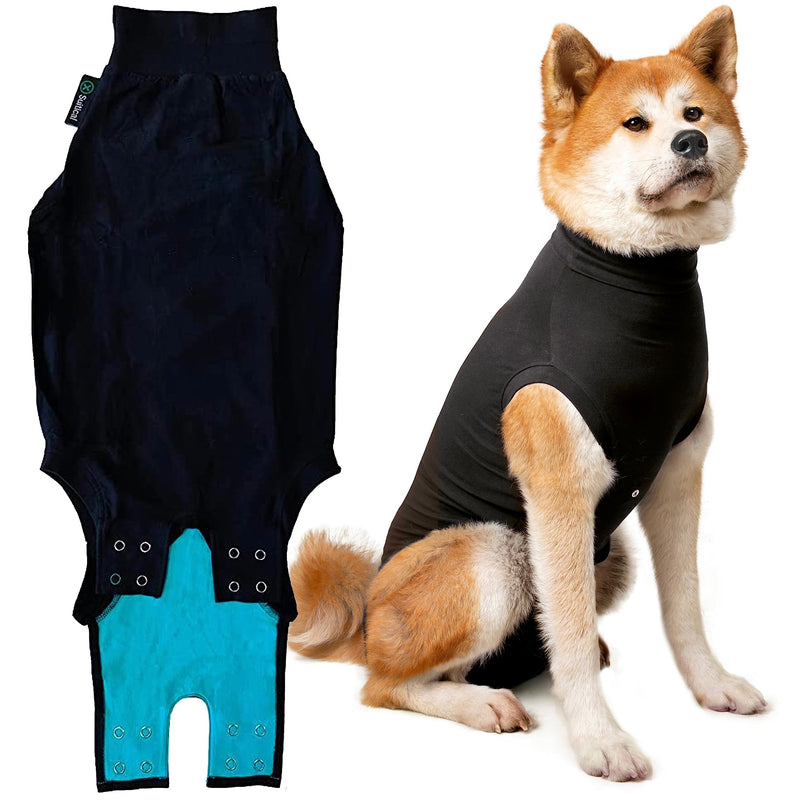 Suitical Recovery Suit Dog, L, Black L (Pack of 1) - BeesActive Australia