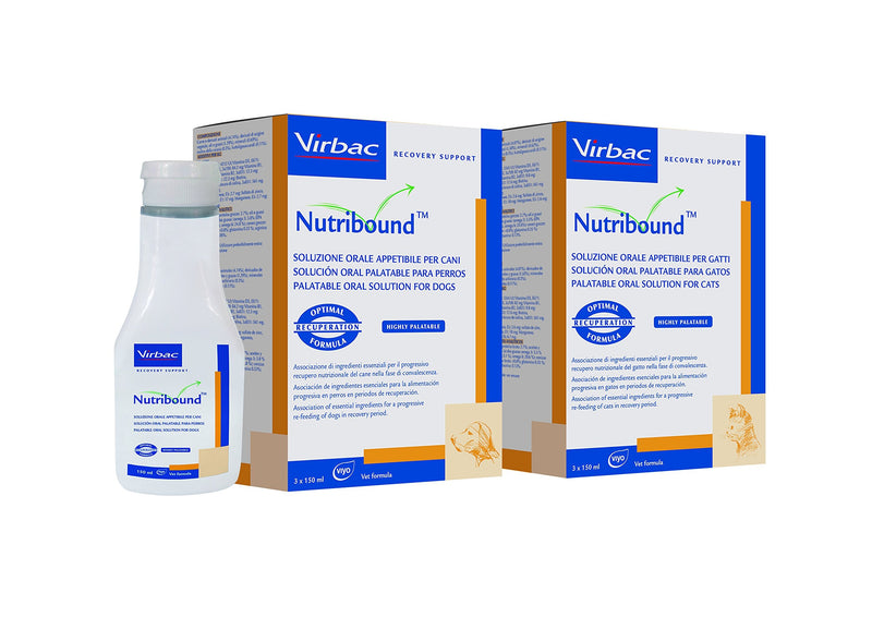 Virbac Nutribound for cats 3 bottles of 150 ml - BeesActive Australia
