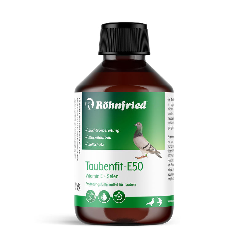 Röhnfried Taubenfit E-50 - Makes every pigeon fit, including breeding pigeons (250 ml) - BeesActive Australia