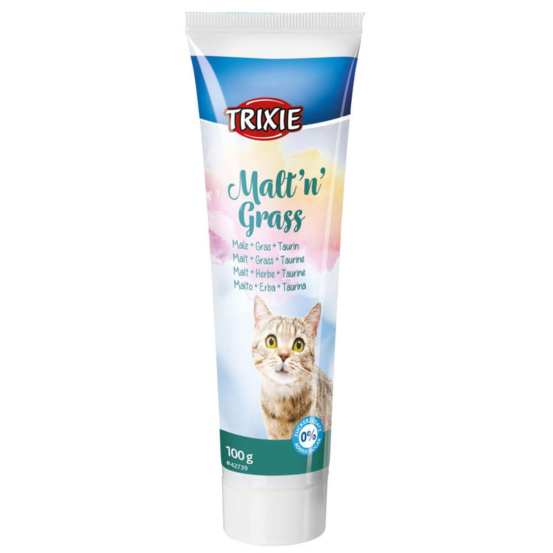 TRIXIE TX-42739 Malt'n'Grass Anti-Hairball 100 g Grass 100 g (pack of 1) - BeesActive Australia