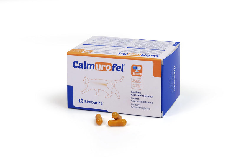 Bioiberica CALMUROFEL CAT 120 CAP dietary supplement capsules - BeesActive Australia