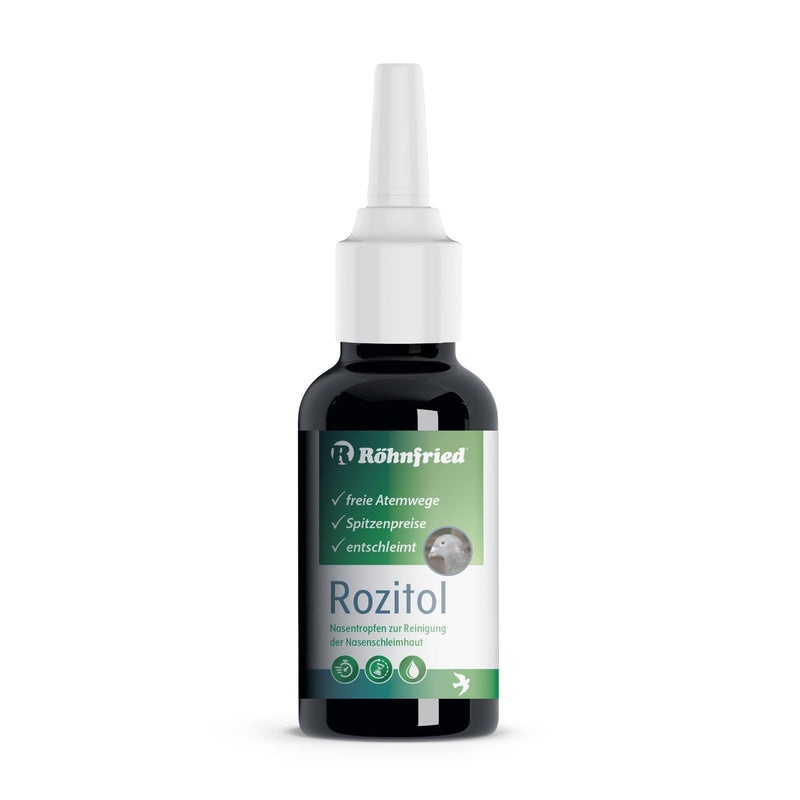 Röhnfried – Rozitol | Clear airways | Cleans and disinfects the noses of racing pigeons | (50ml) - BeesActive Australia