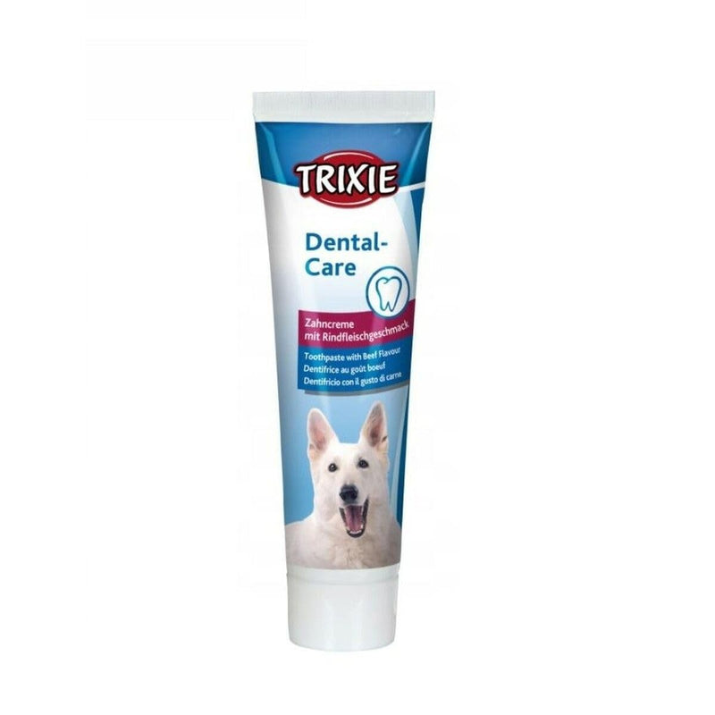 Trixie 2545 Toothpaste with Meat Flavor, Dog, 100 g (Pack of 1) Red 100 g (Pack of 1) - BeesActive Australia