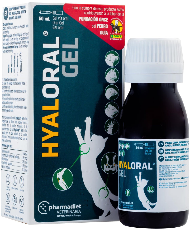 FARMADIET Hyaloral Gel 50 ml dogs/cats multicolored - BeesActive Australia